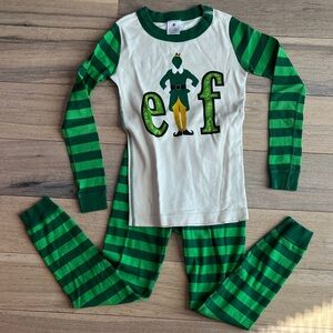 Hanna Andersson Elf Movie Christmas Pajamas PJ Size 120 6-7